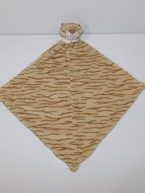 Angel Dear Tan Brown Tiger Security blanket Baby Lovey Nunu Soother READ